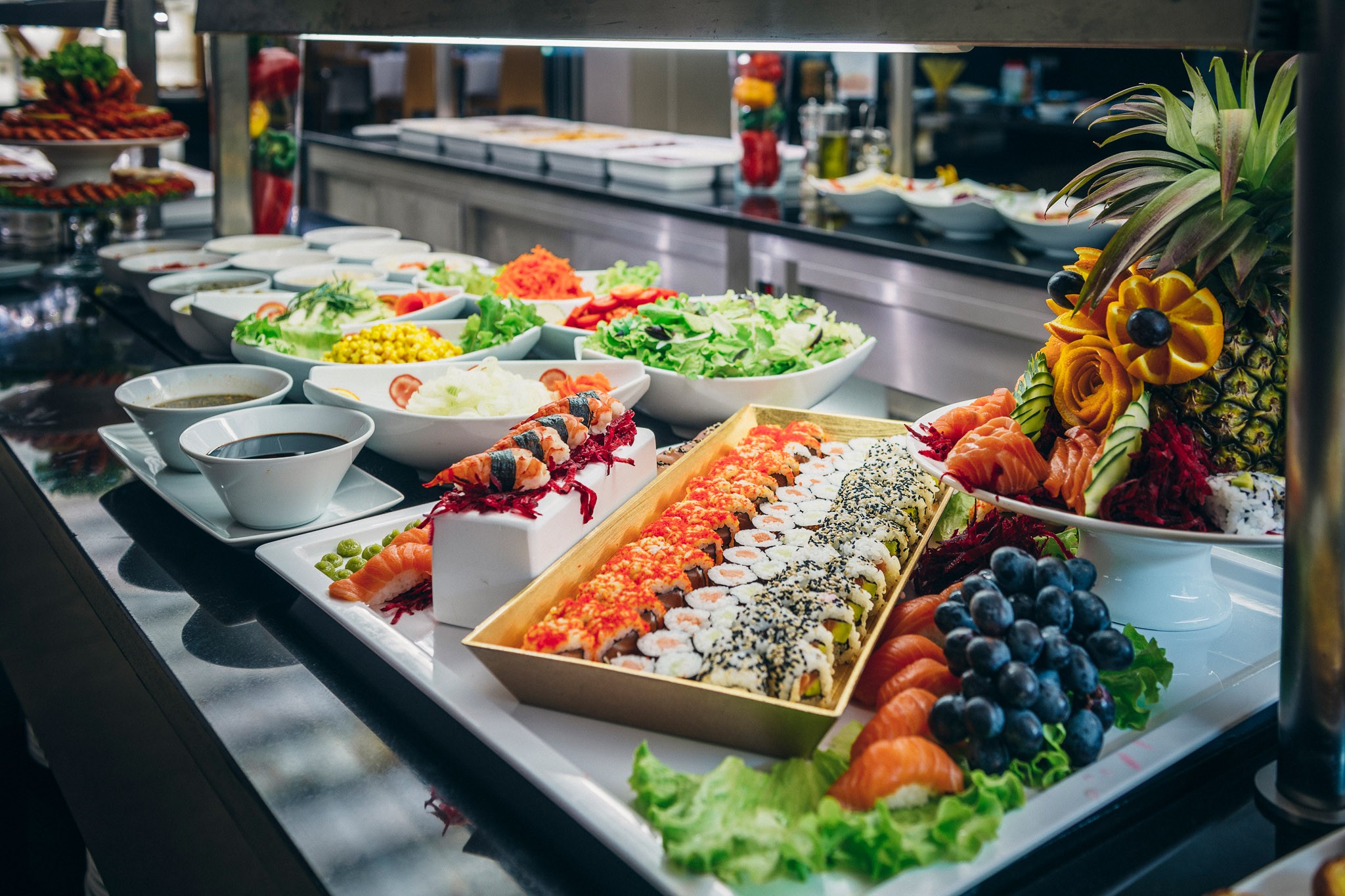 Angola Luanda Hotel Tropico Restaurante Coral Buffet Sushi 2