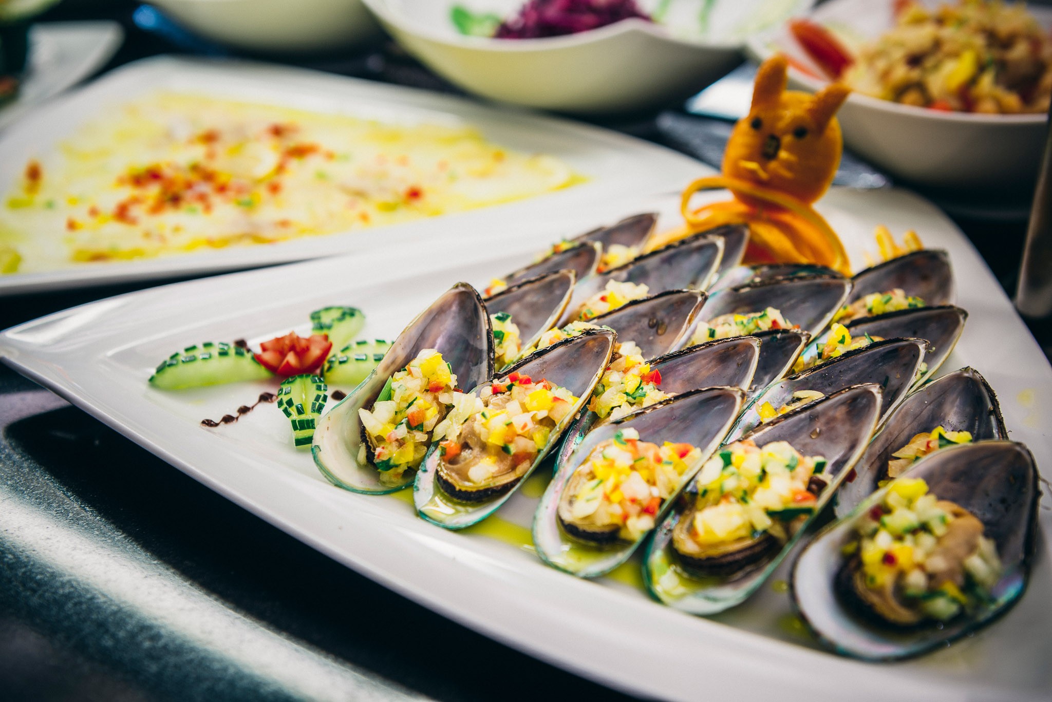 Angola Luanda Hotel Tropico Restaurante Coral Buffet Entradas