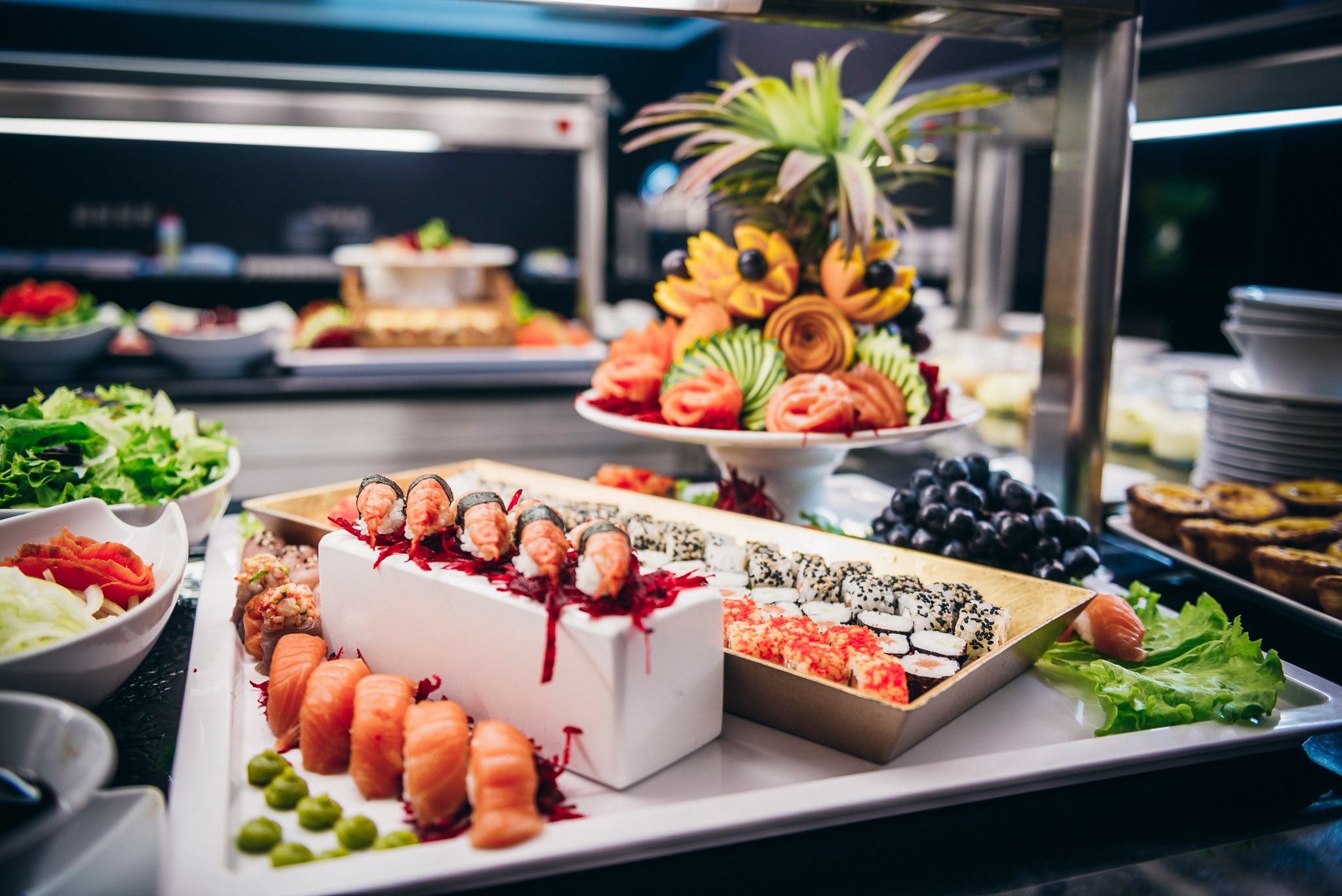 Angola Luanda Hotel Tropico Restaurante Coral Buffet Sushi